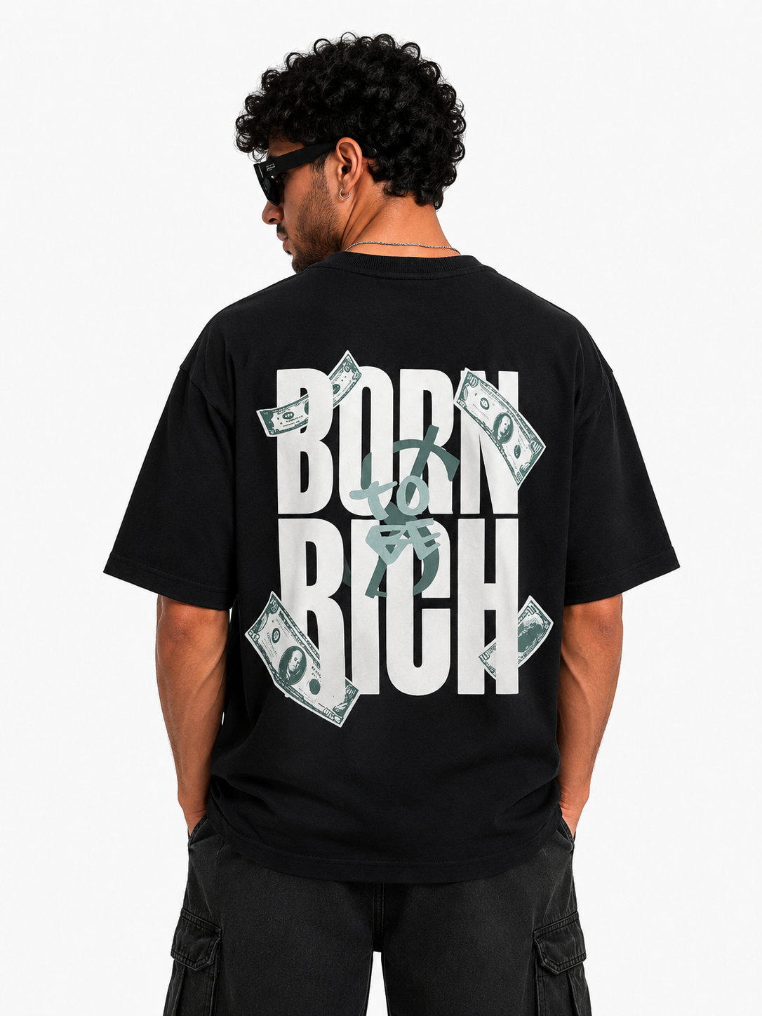 Born Rich Oversized Tee
