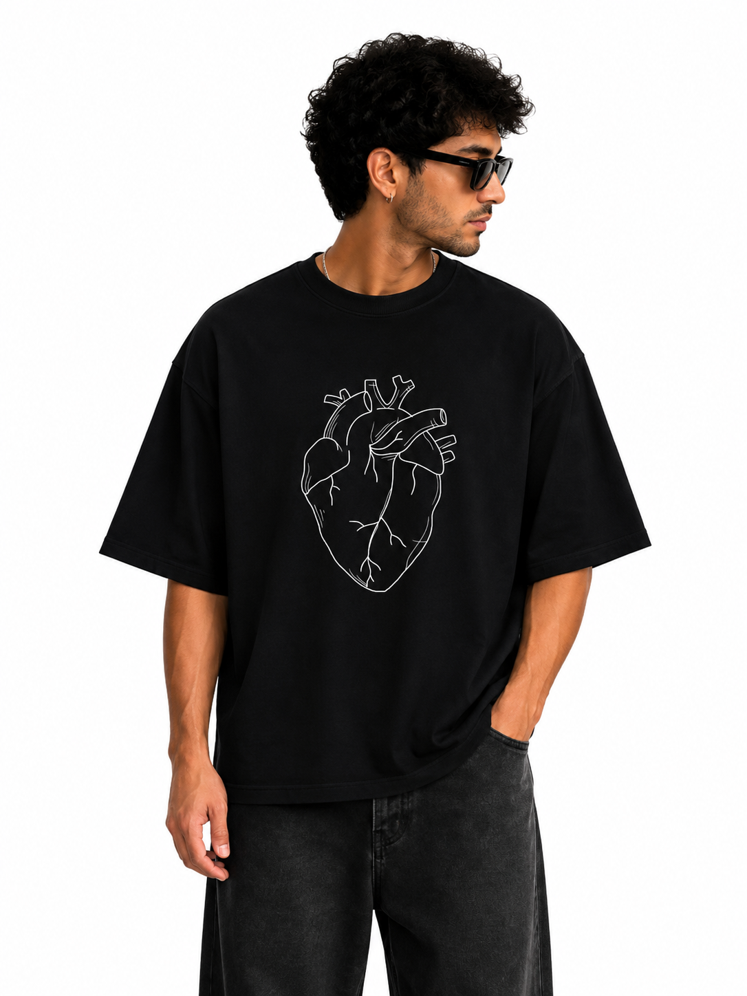 Anatomical Heart Oversized T-Shirt