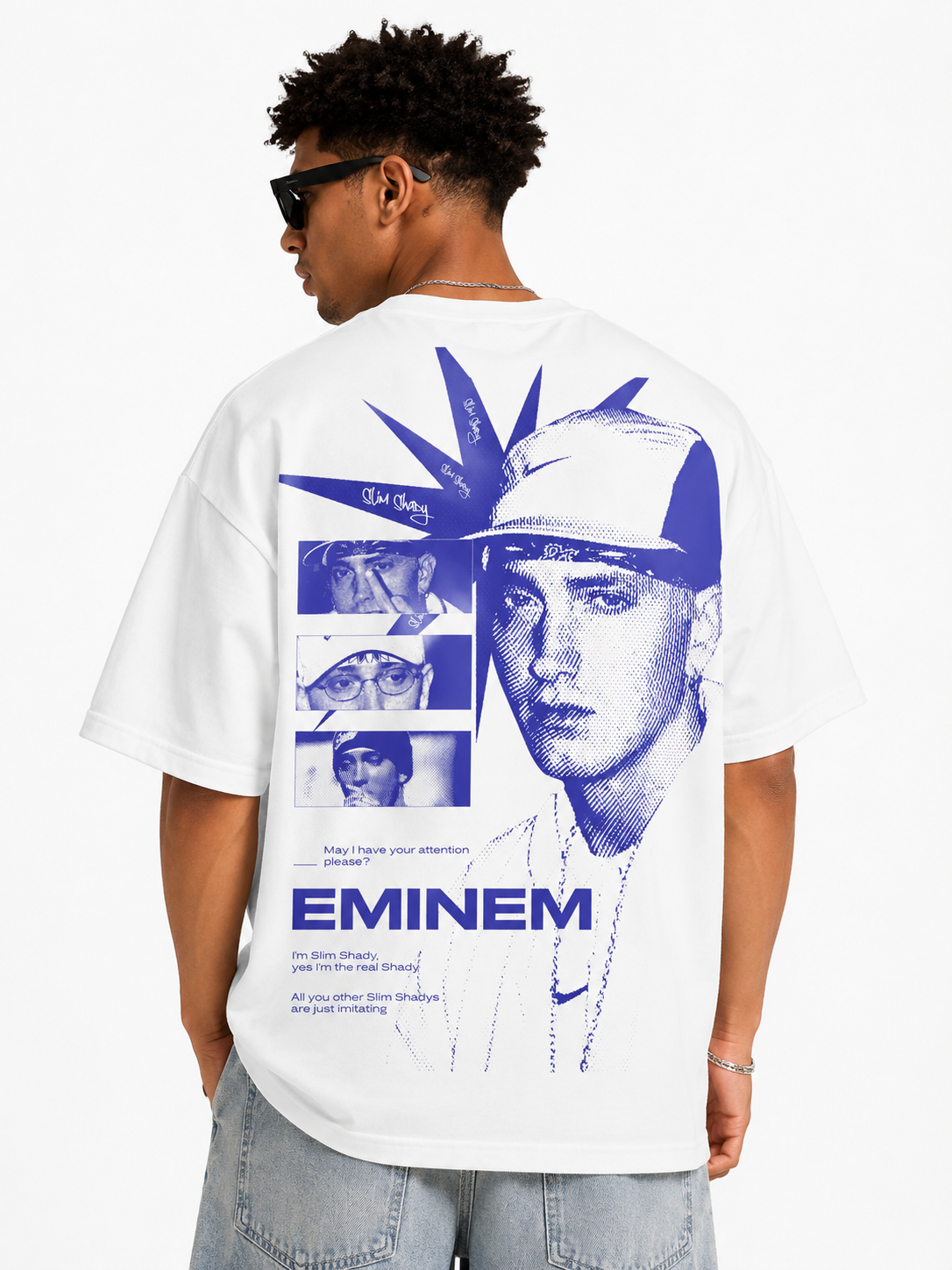 Eminem Inspired Graphic Oversized T-Shirt