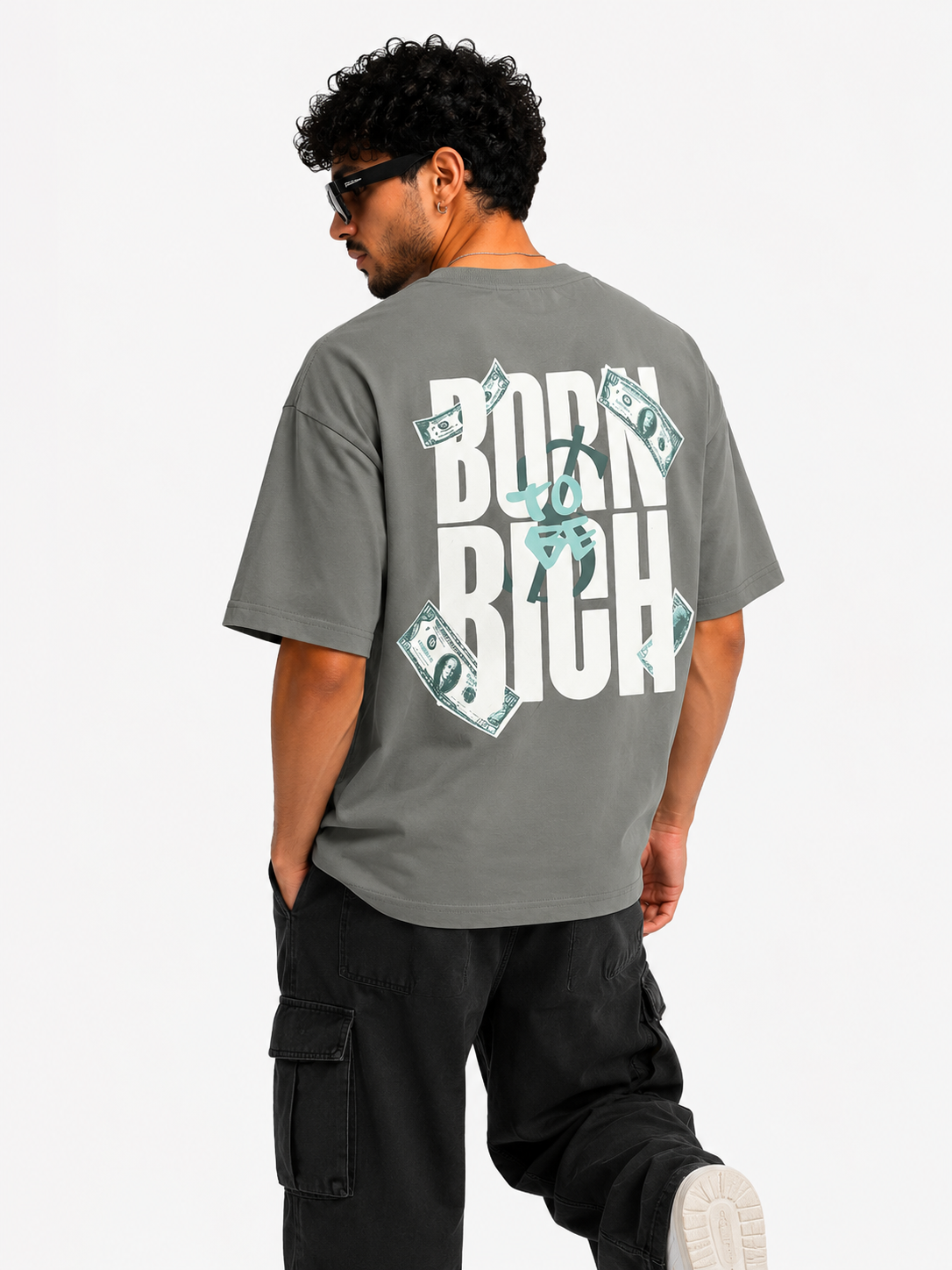 Born Rich Oversized Tee