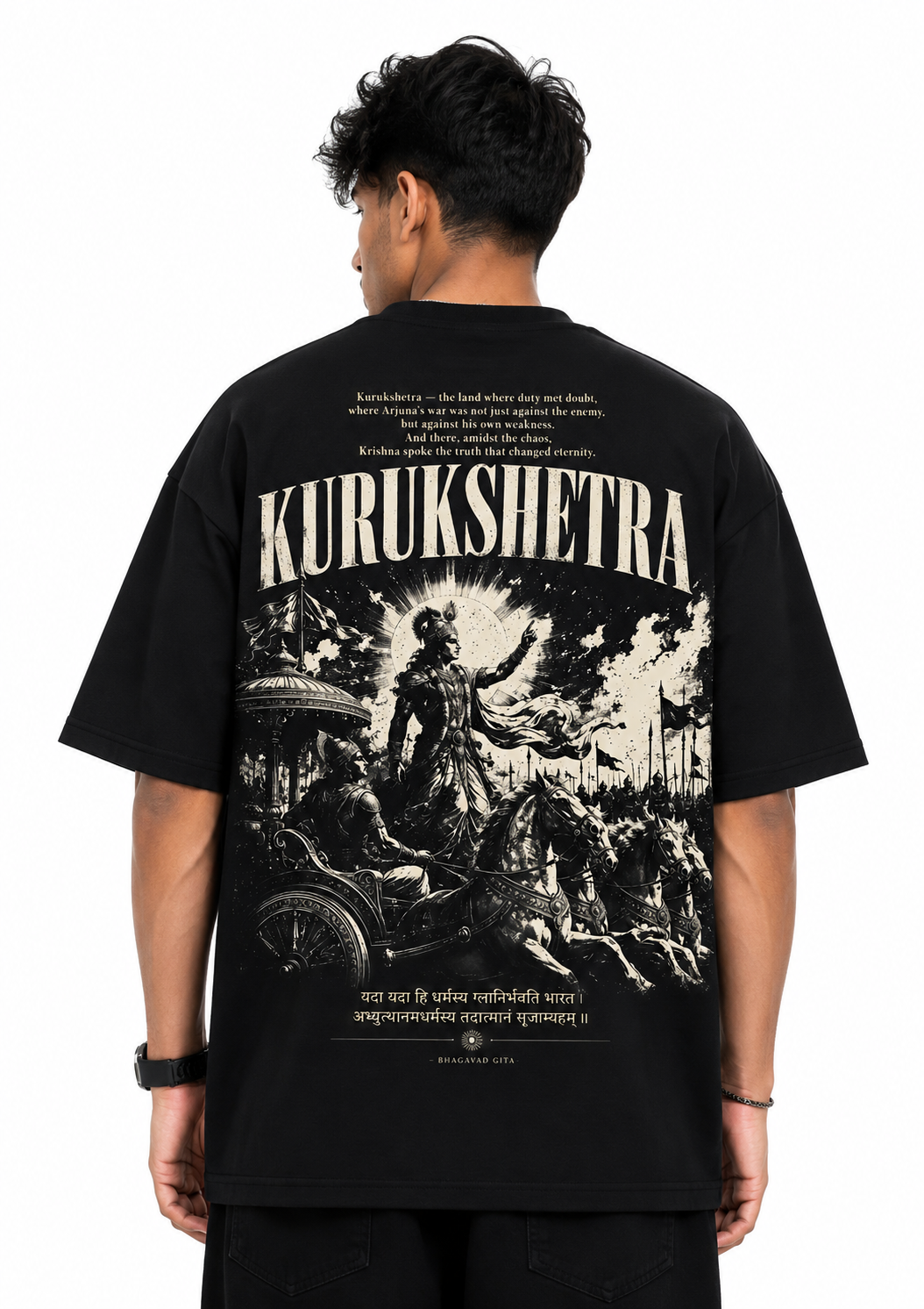 Kurukshetra Warrior Oversized T-Shirt