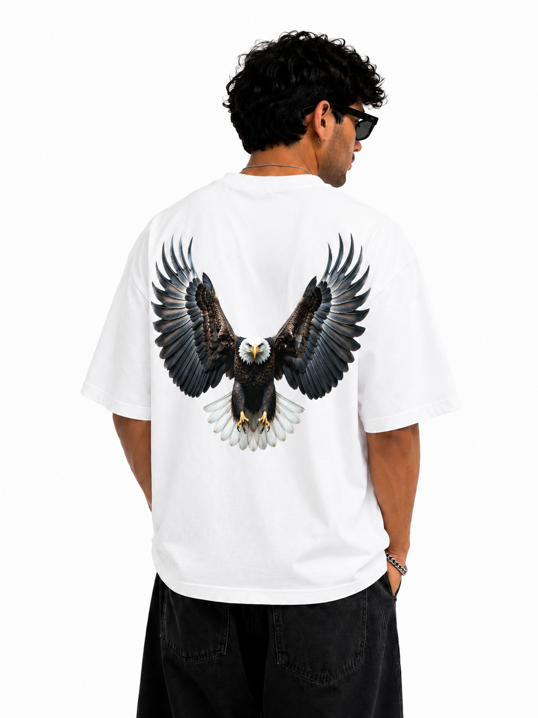 Sky King Eagle Oversized T-Shirt