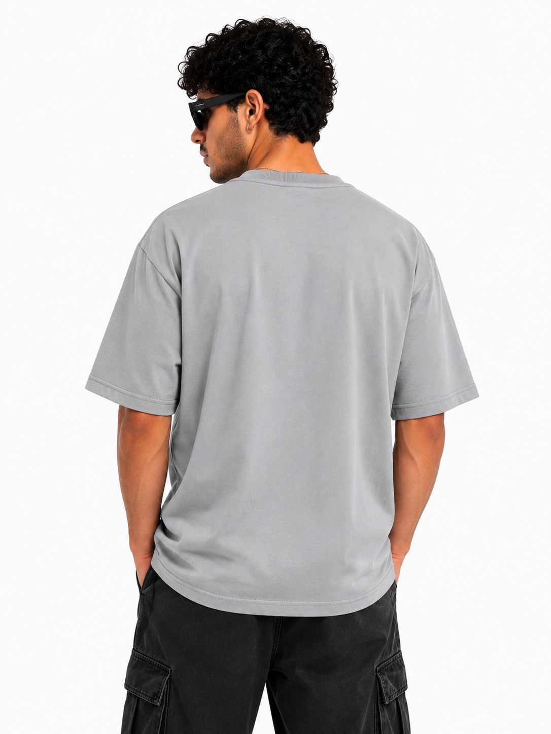 Alpha Edge Colorblock Boxy Fit T-Shirt – Forest Green