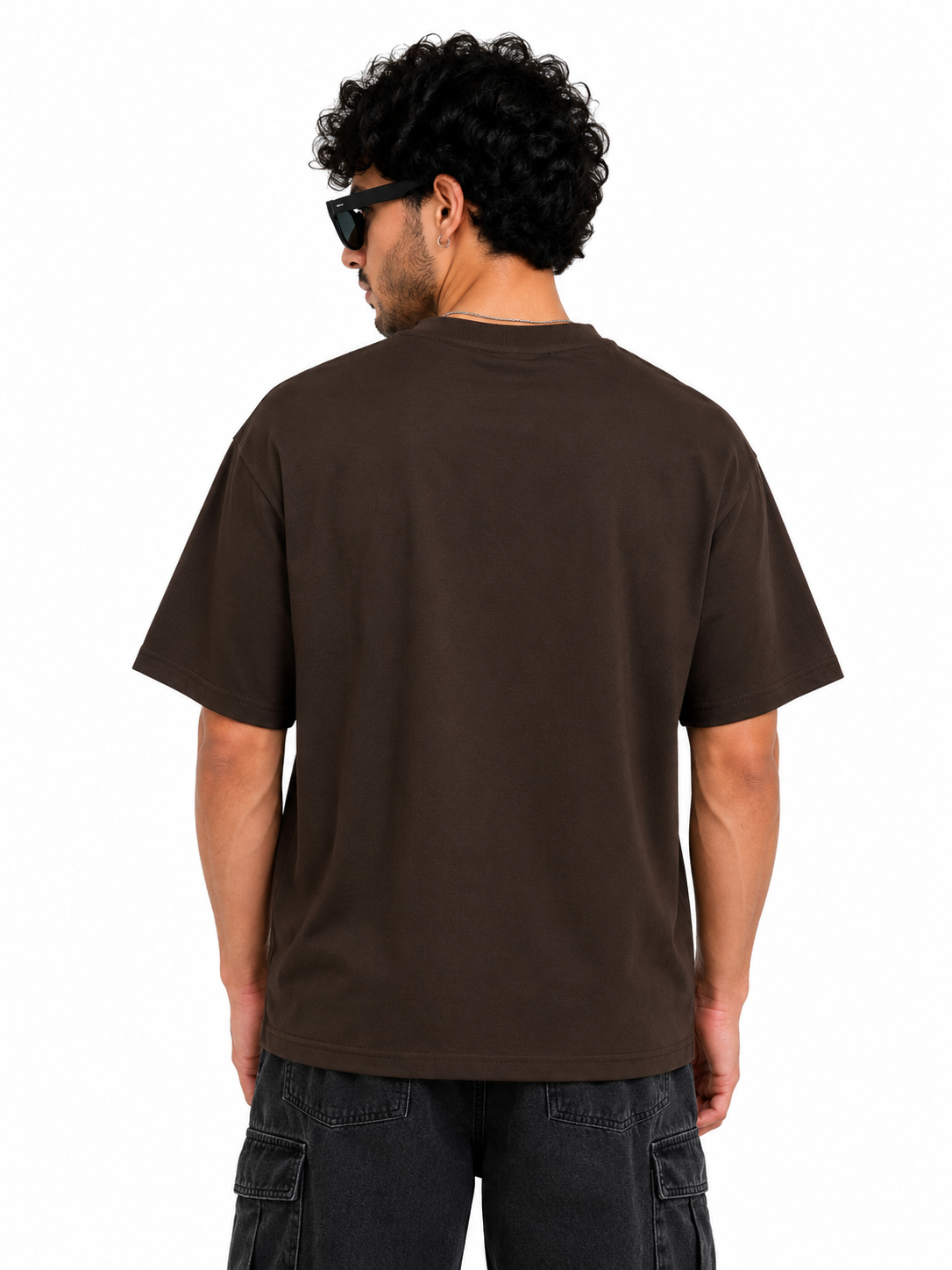 Alpha Edge Colorblock Boxy Fit T-Shirt – Forest Green