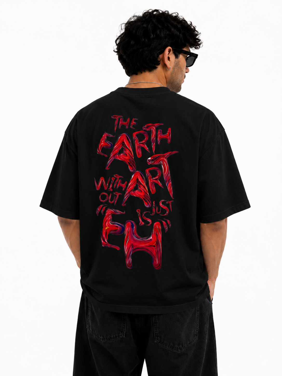 The Earth Without Art Oversized T-Shirt