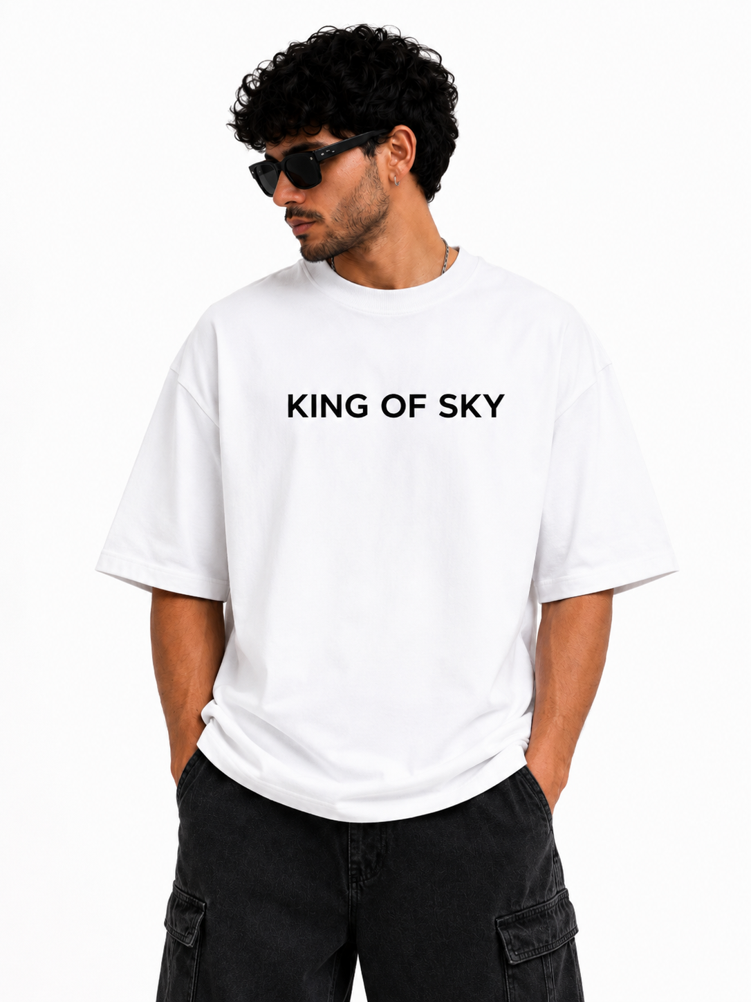Sky King Eagle Oversized T-Shirt