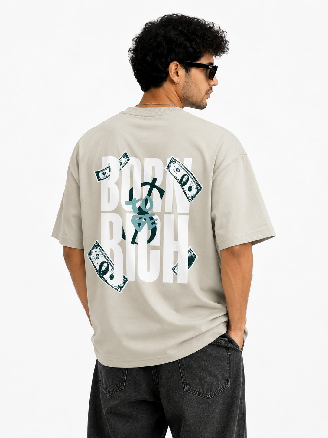 Born Rich Oversized Tee