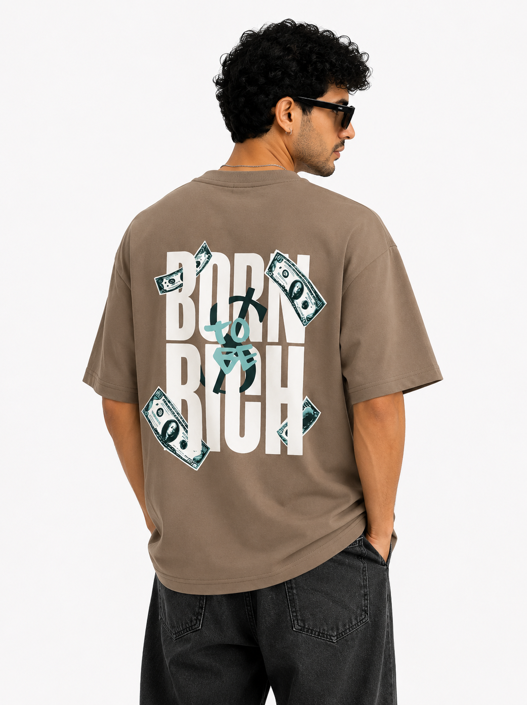 Born Rich Oversized Tee