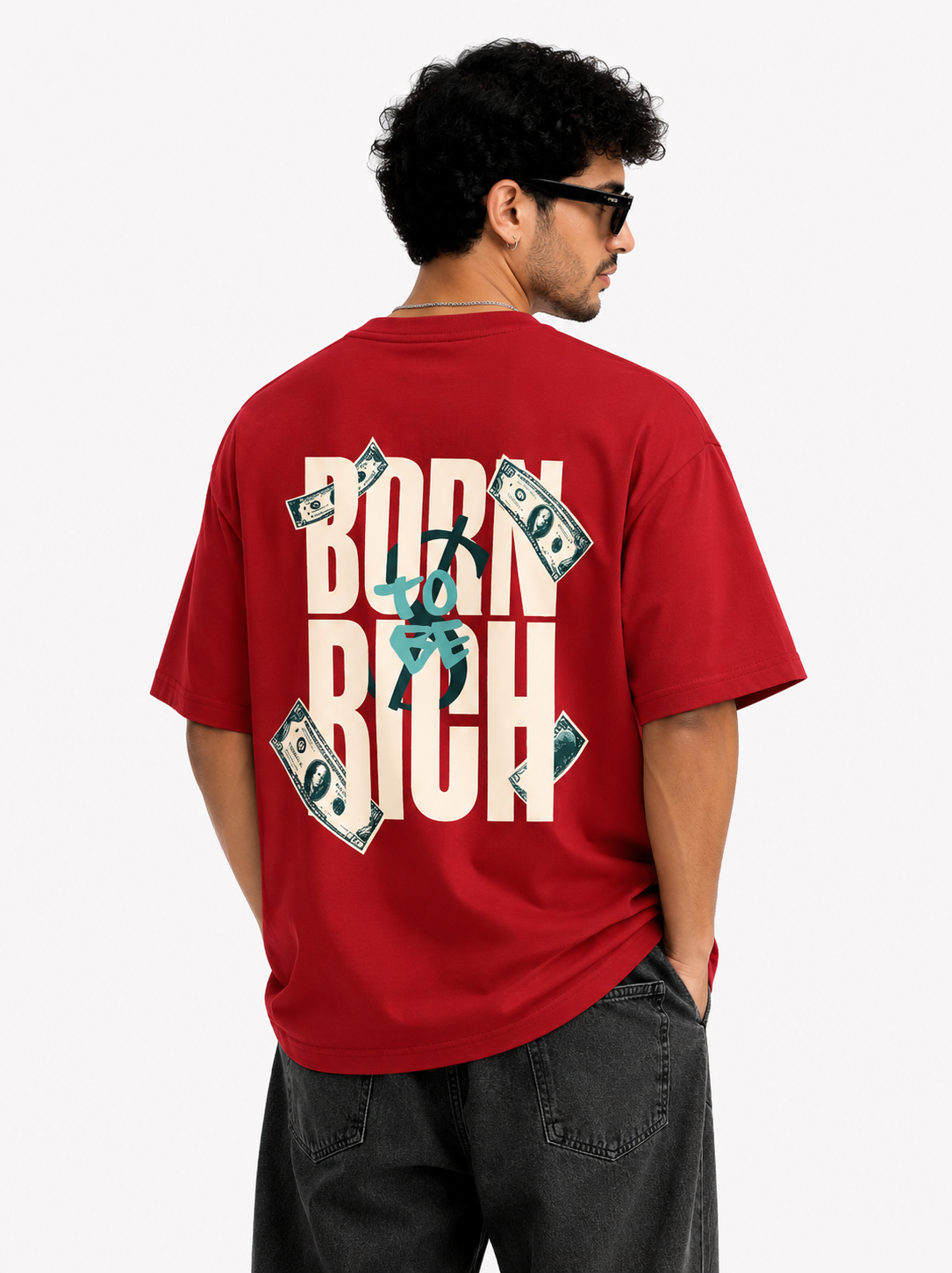 Born Rich Oversized Tee